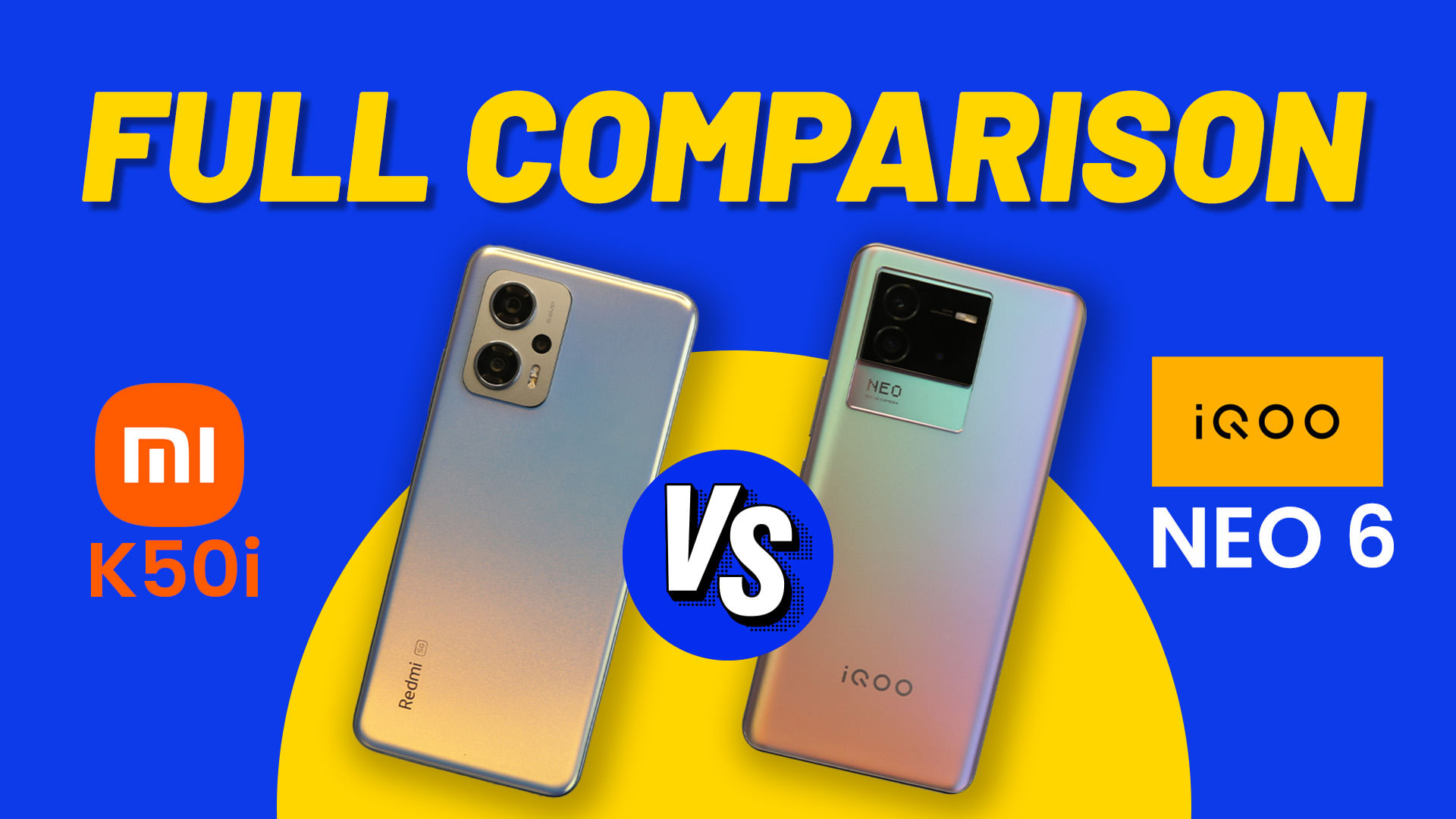 Redmi K50i Vs iQOO Neo 6 Comparison – Which Phone Is Better?