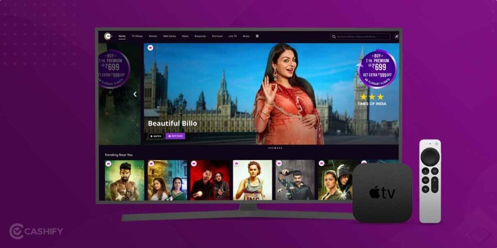 ZEE5 on Apple TV