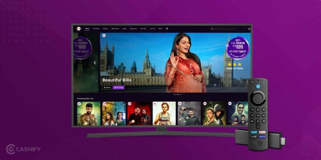 ZEE5 on Amazon Fire TV Stick