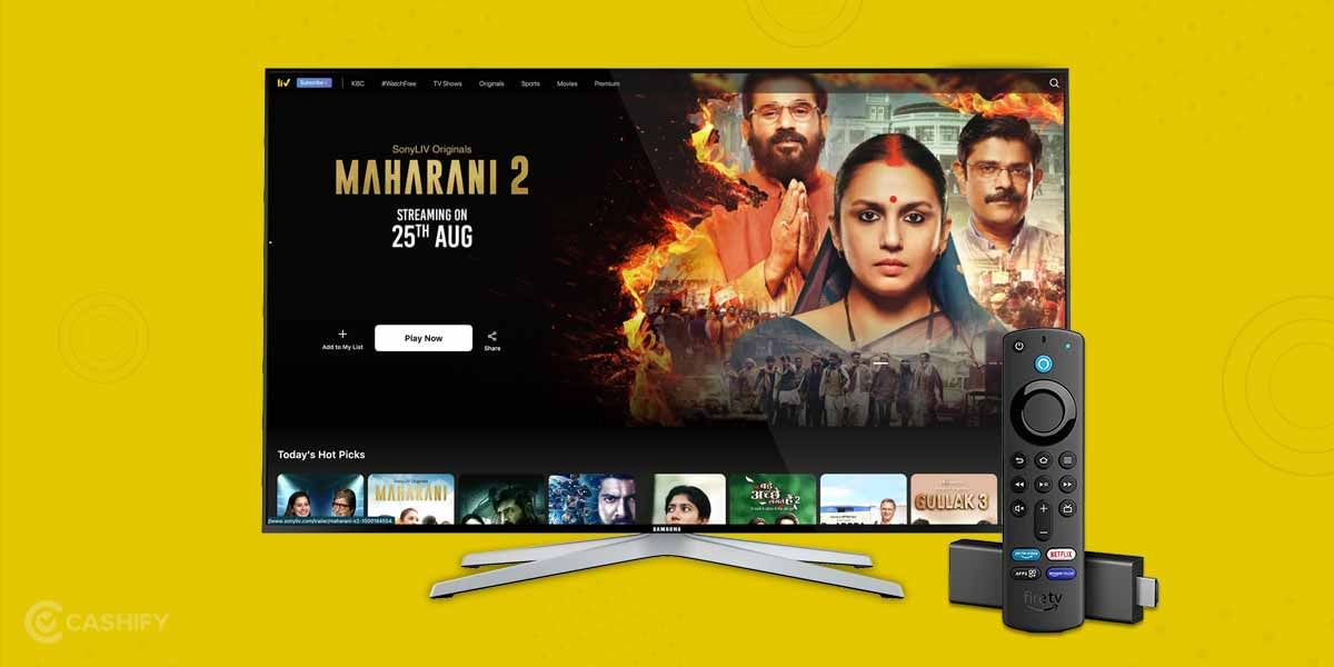 SonyLiv Amazon Fire TV Stick