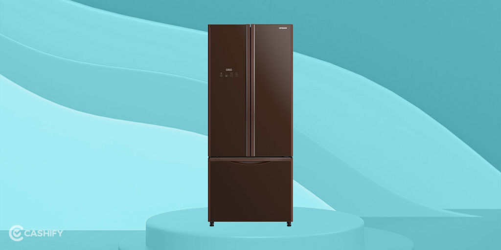 Hitachi French Bottom Freezer 451 LTR R-WB490PND9-GBW-FBF