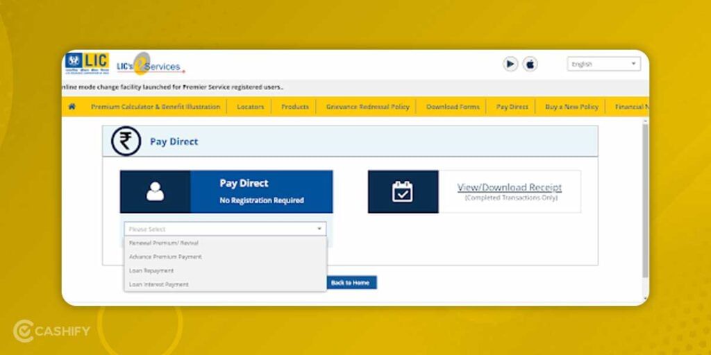How To Pay LIC Premium Online - Ste[ - 2