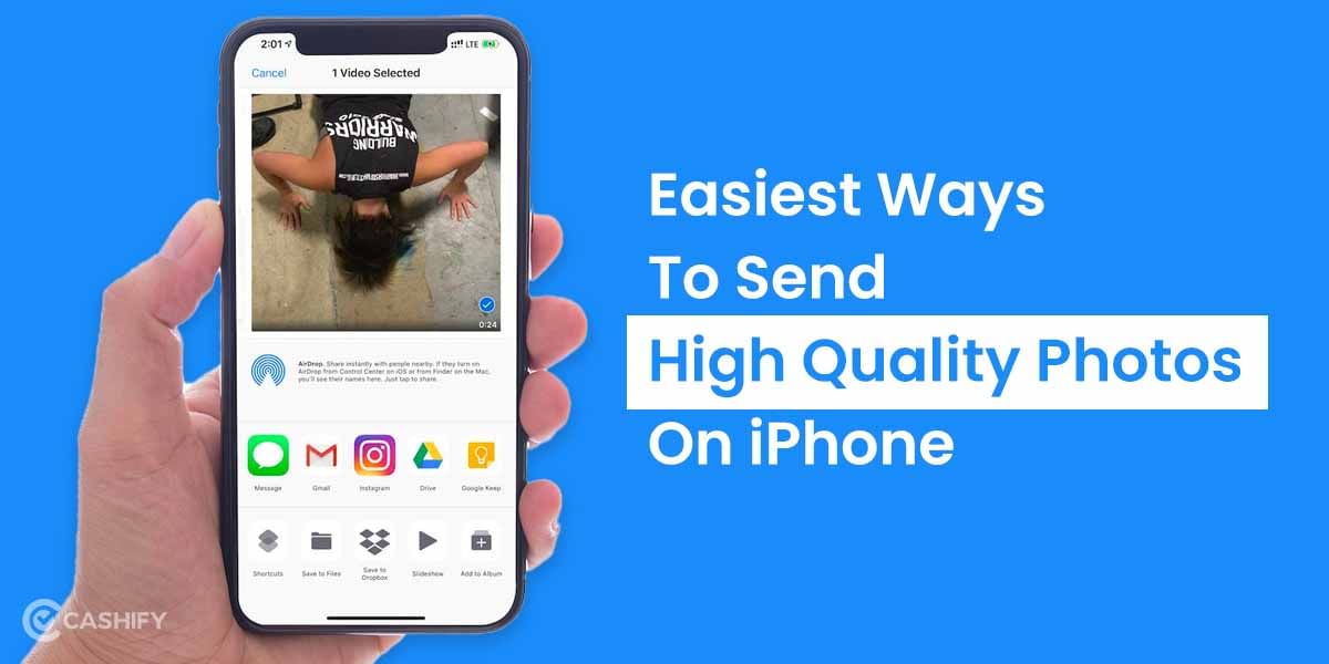 How To Send High Quality Photos On iPhone: All Methods Listed