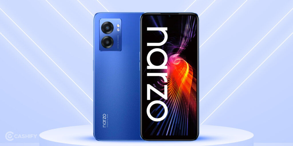 Narzo 50 5G Front and Back Design