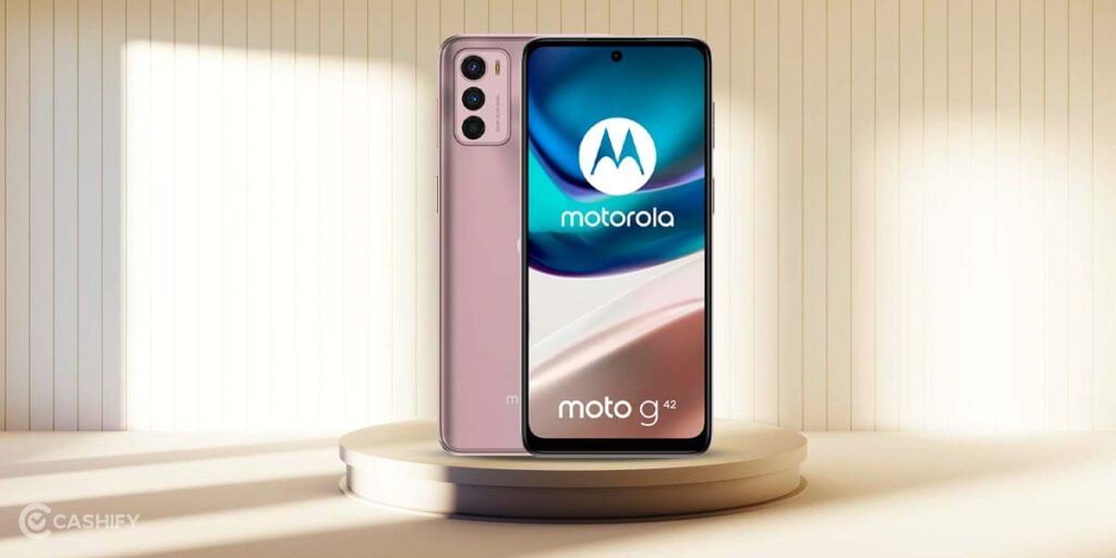 Moto G42 Front and Back Design