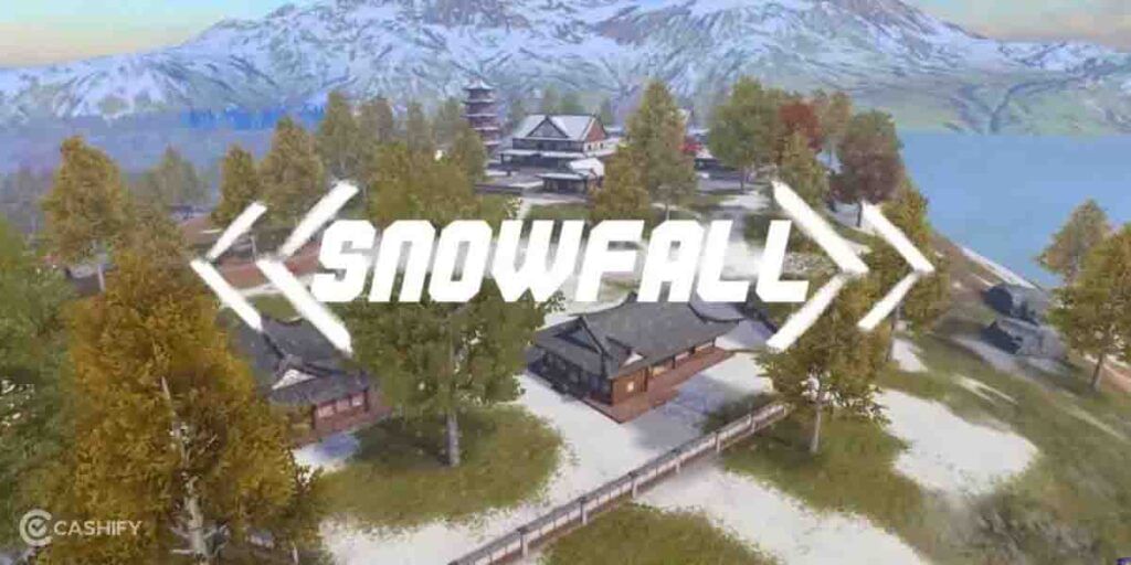 Snowfall landing spots in free fire MAX alpine map