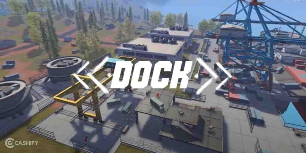 Dock landing spots in free fire MAX alpine map