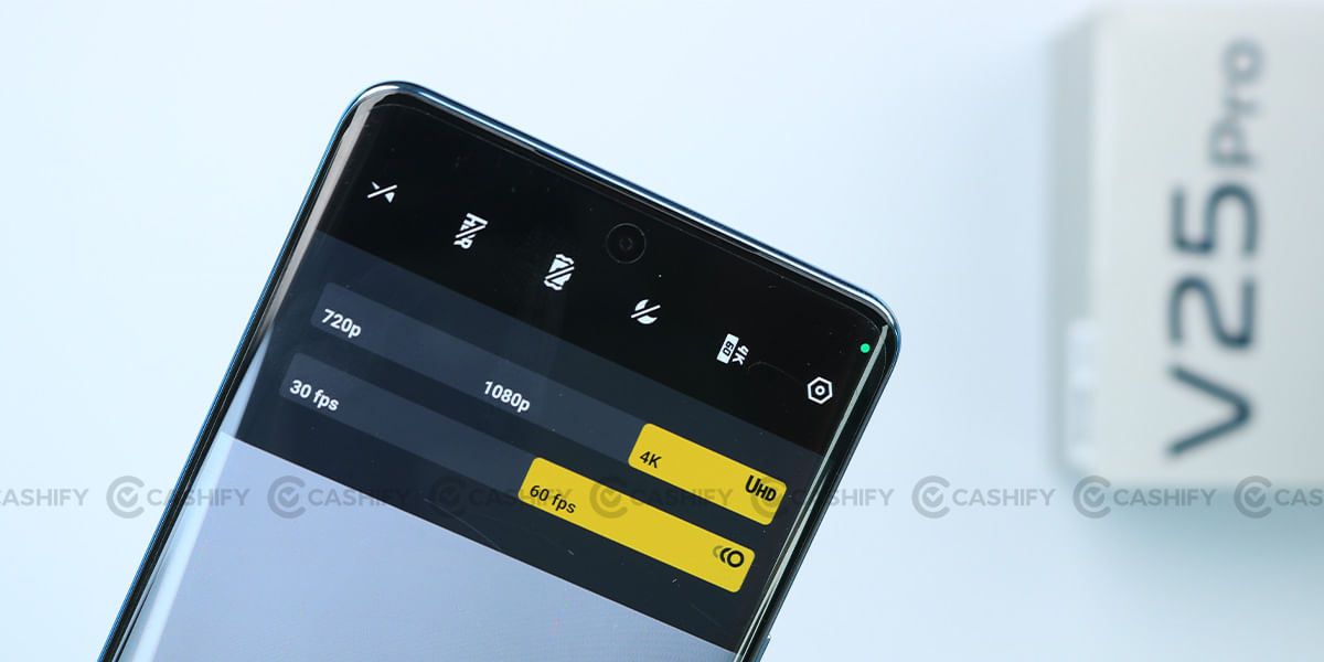 Vivo V25 Pro Camera recording