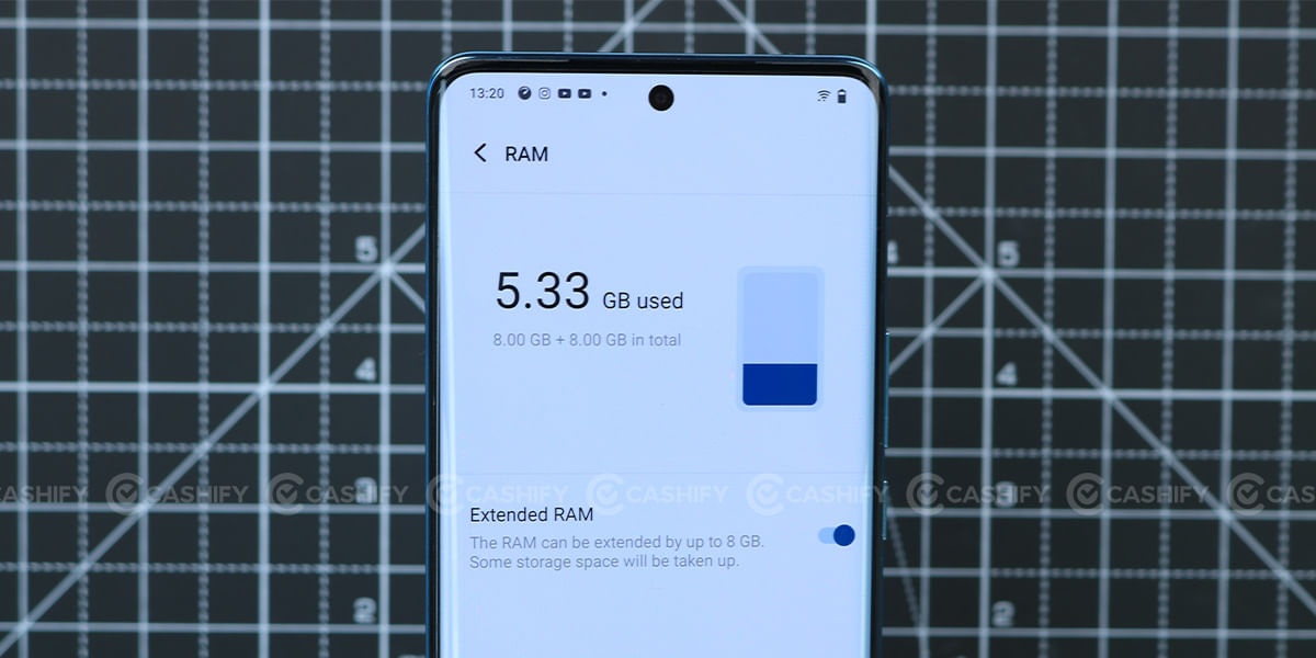 Vivo V25 Pro RAM expansion