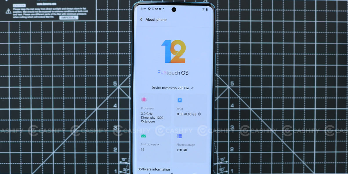 Vivo V25 Pro Software