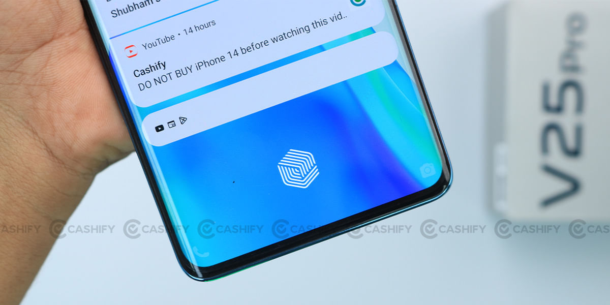 Vivo V25 Pro fingerprint scanner