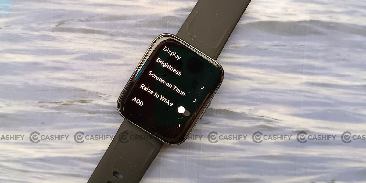 RealmeWatch 3Pro Display settings