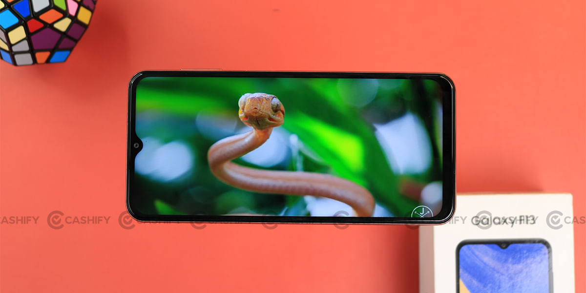 Galaxy F13 Display quality