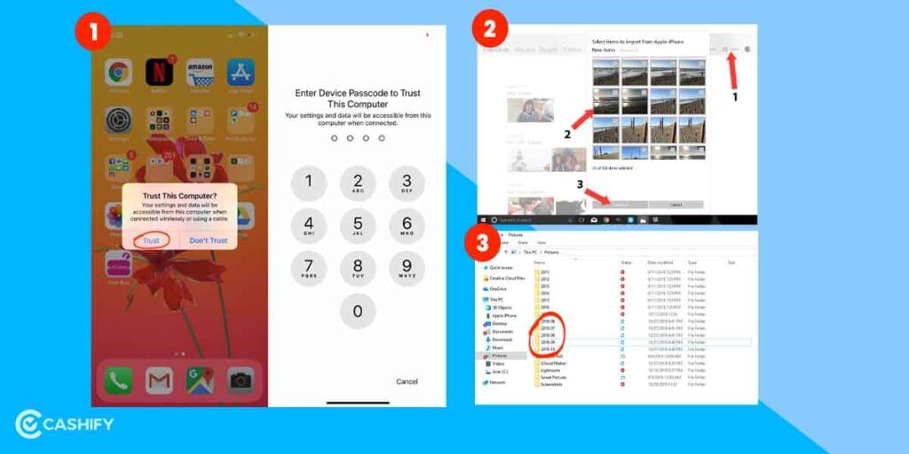 send photos from iPhone to windows