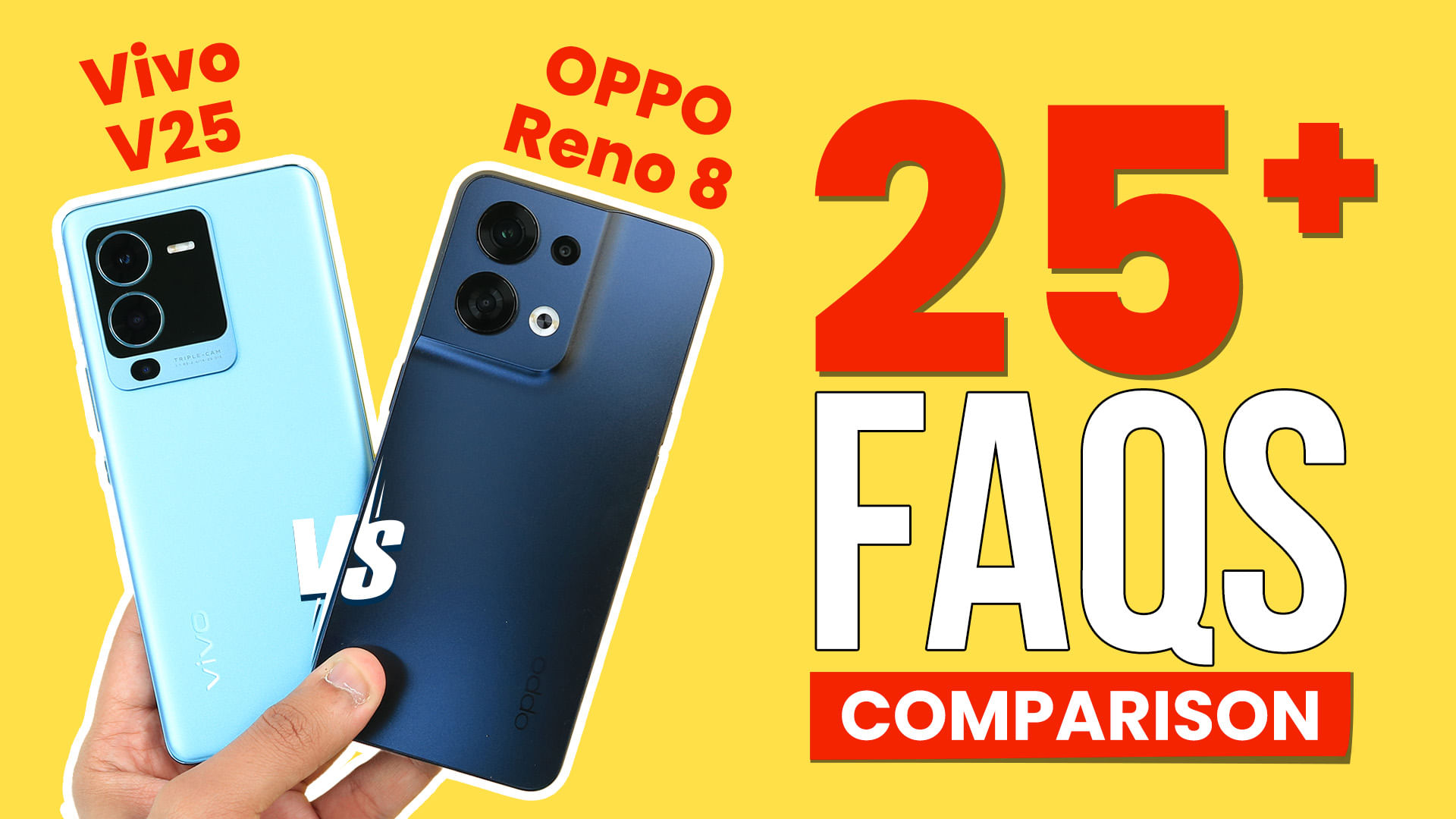 Vivo V25 Pro Vs Oppo Reno8 FAQs Comparison