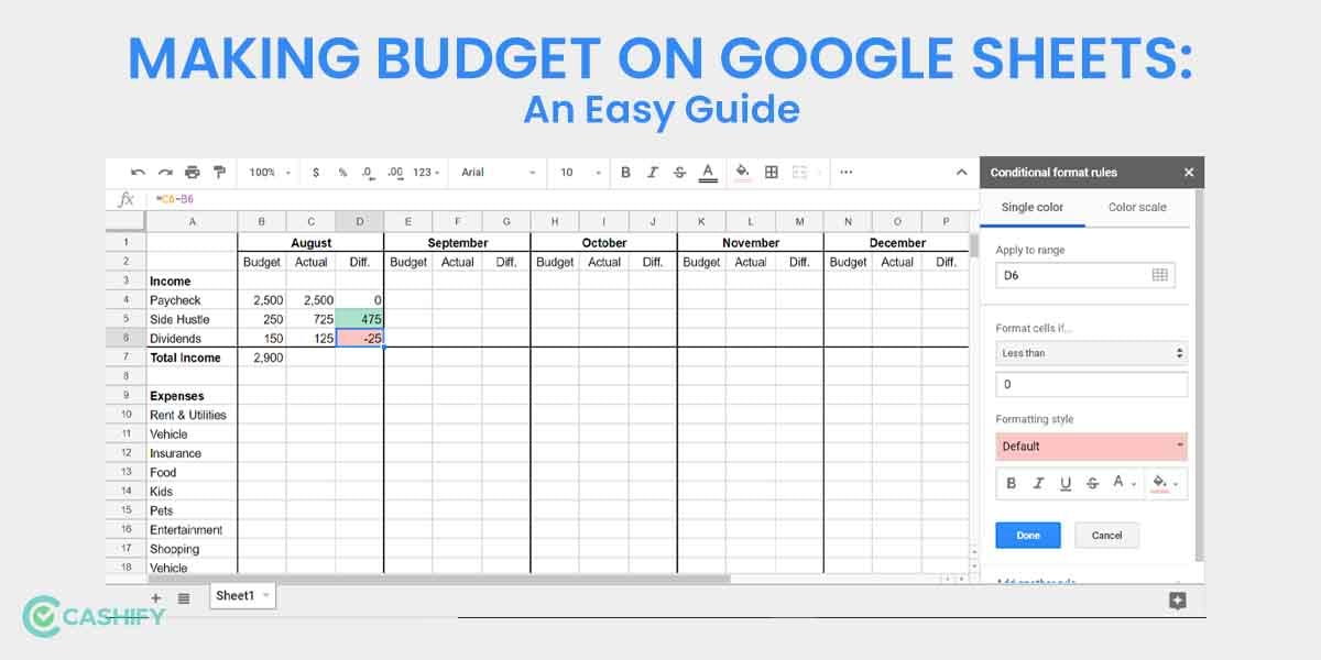 Making Budget On Google Sheets: An Easy Guide