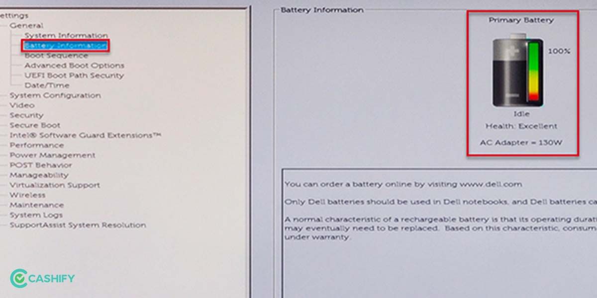 troubleshoot dell laptop battery issues