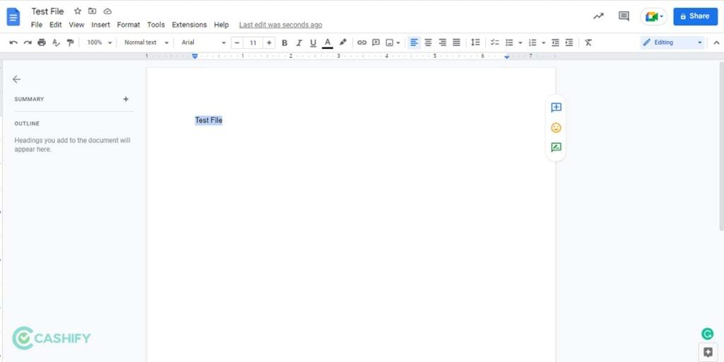 comments google docs