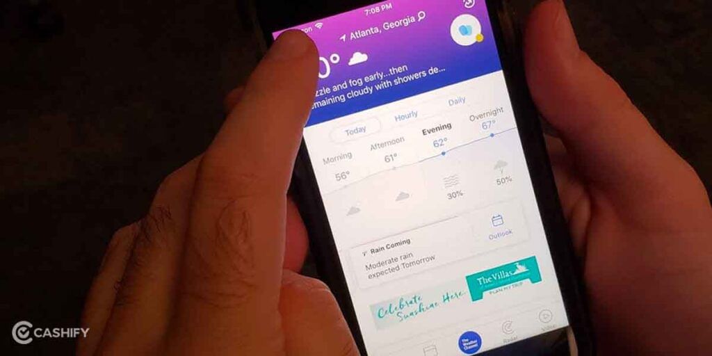 how to get bad weather alerts android