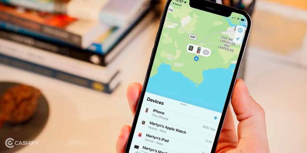 Find My Device on iPhone