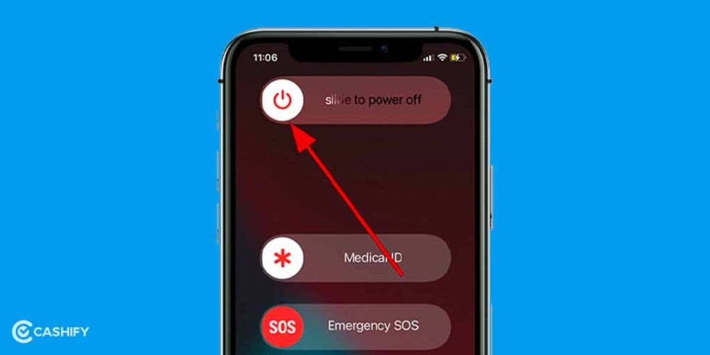 restart the phone to fix iOS notification issues