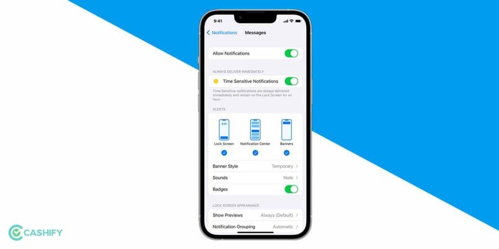enable app notification