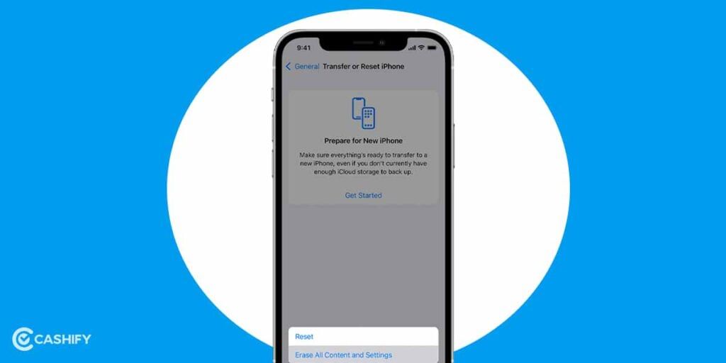 reset phone- How to fix iOS notification issues