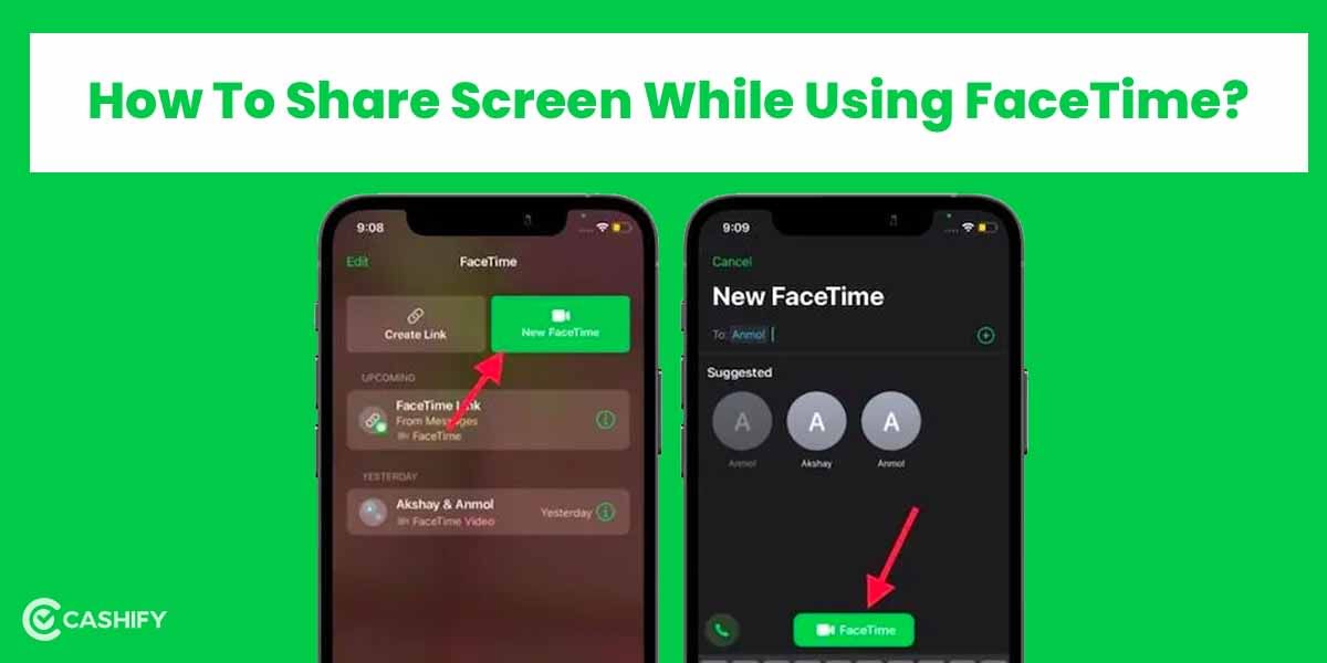 How To Share Screen Using FaceTime On iPhone?
