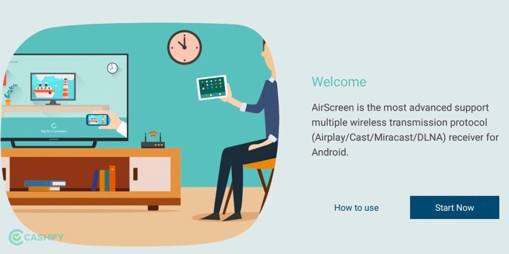 how to use option of airscreen