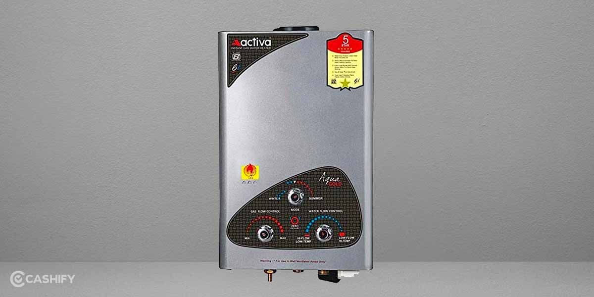 activa gas geyser