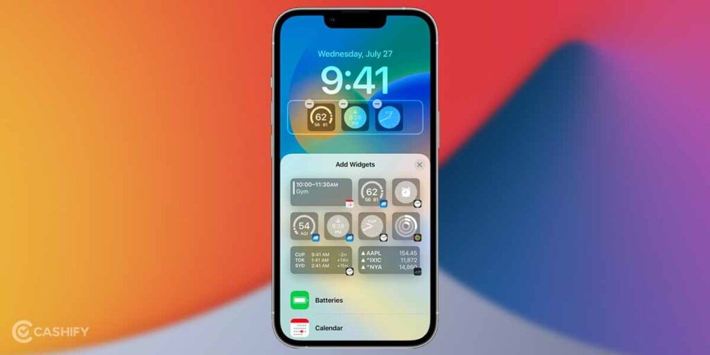 how to add widgets on iPhone