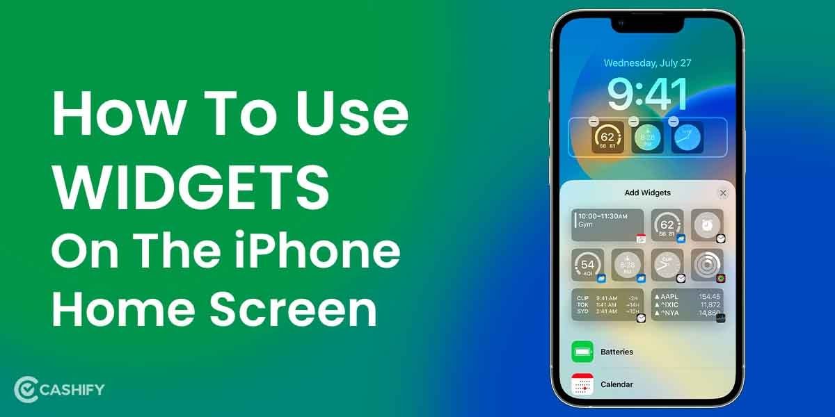 How To Use Widgets On iPhone Home Screen?