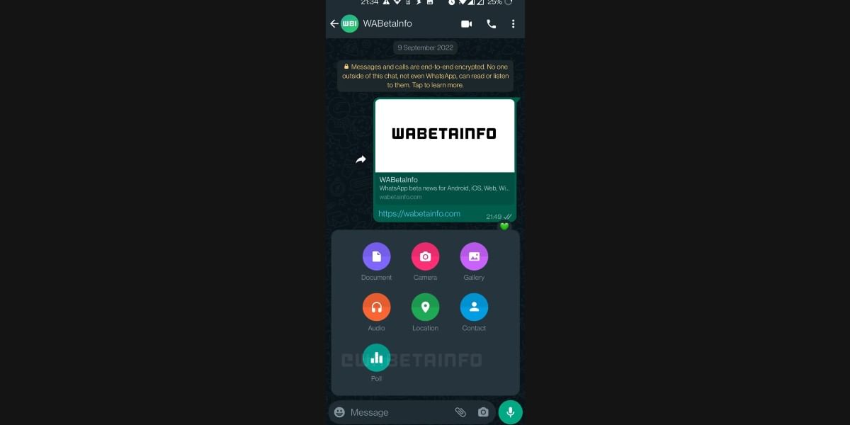 whatsapp poll feature