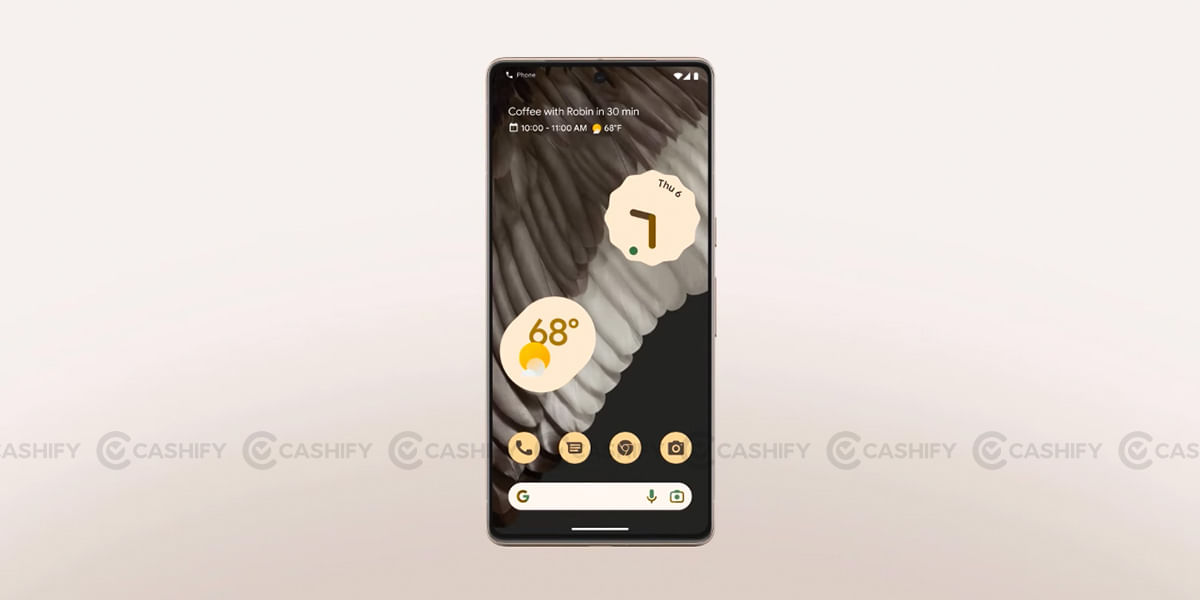 Google Pixel 7 display