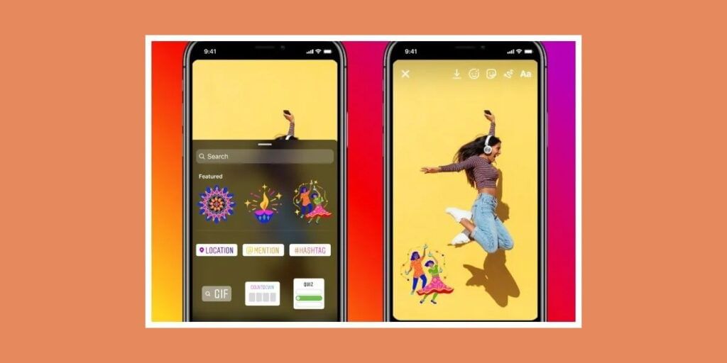 Instagram Diwali Stickers