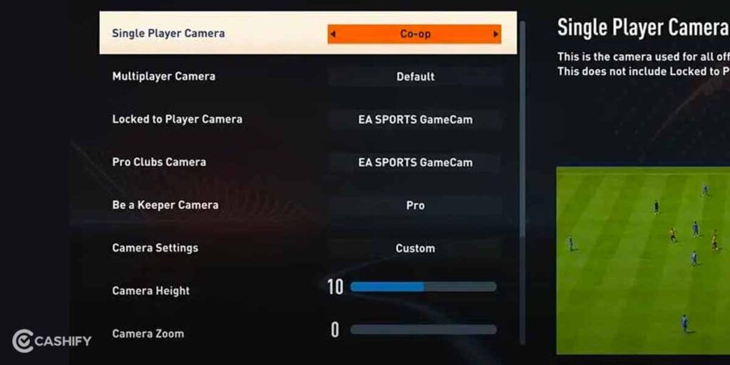 FIFA 23 best camera settings