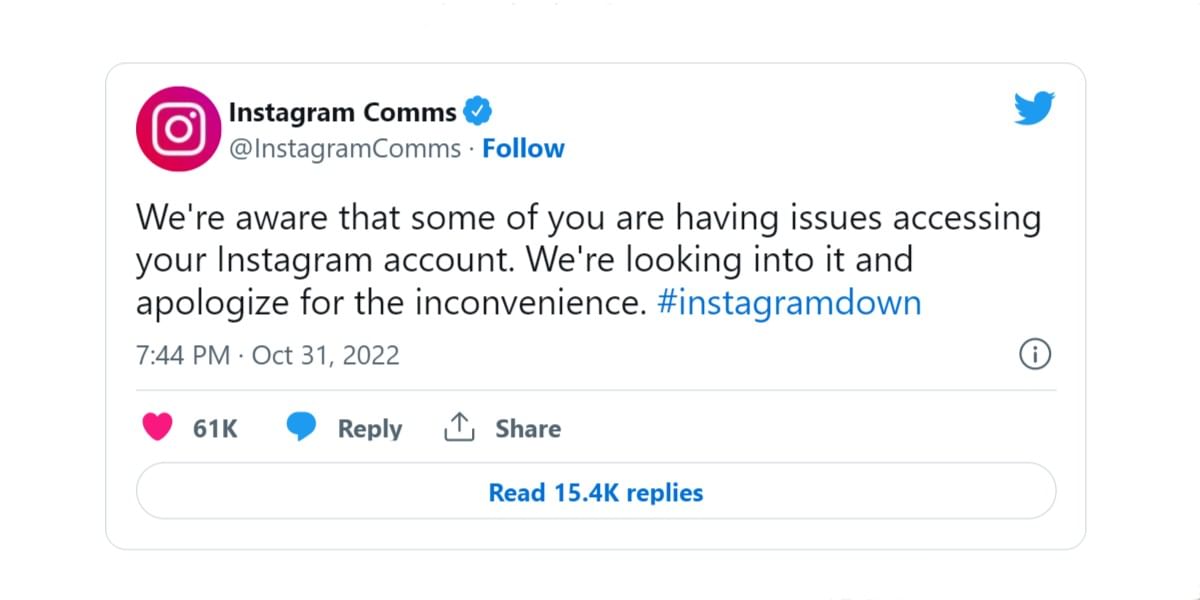 Instagram Account Suspension