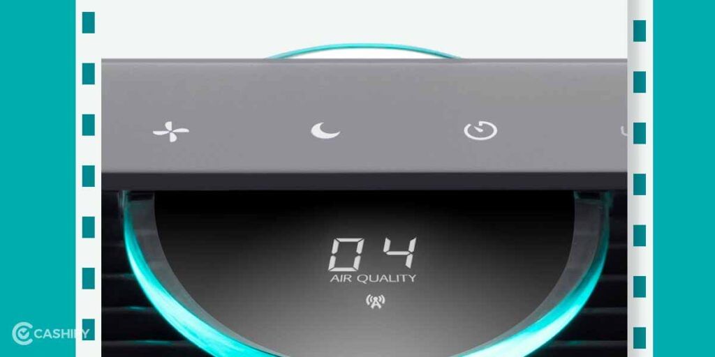 AQI display in air purifier