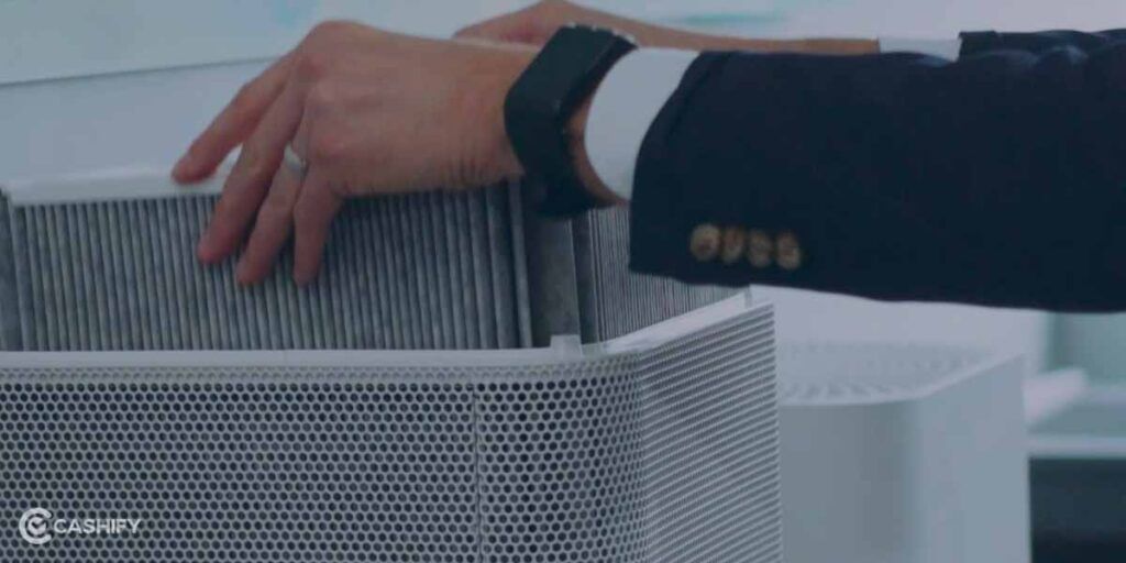Replace air purifier filter