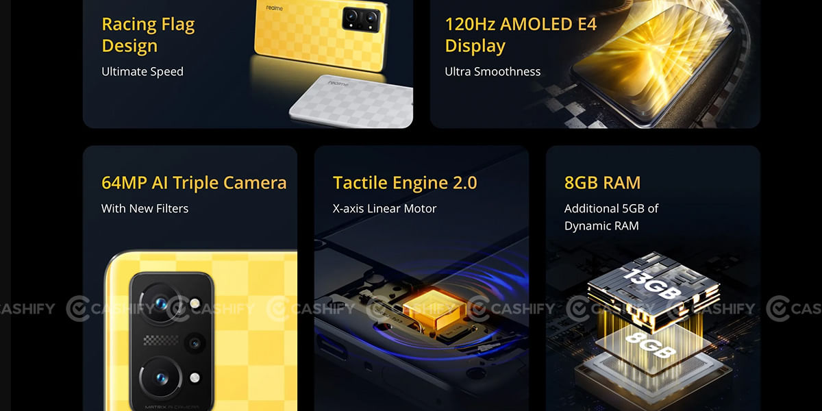 Realme GT Neo 3T Specs at a glance