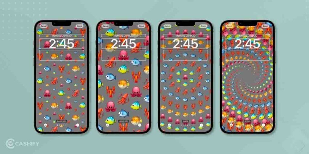 Emojis2 best iPhone lock screen