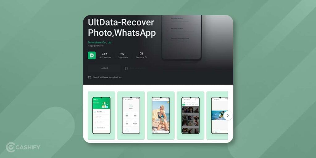 Tenorshare UltData for Android Data Recovery