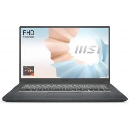 MSI Modern 15 A5M 280IN AMD Octa Core Ryzen 7 8 GB 512 GB SSD Windows 11 Front