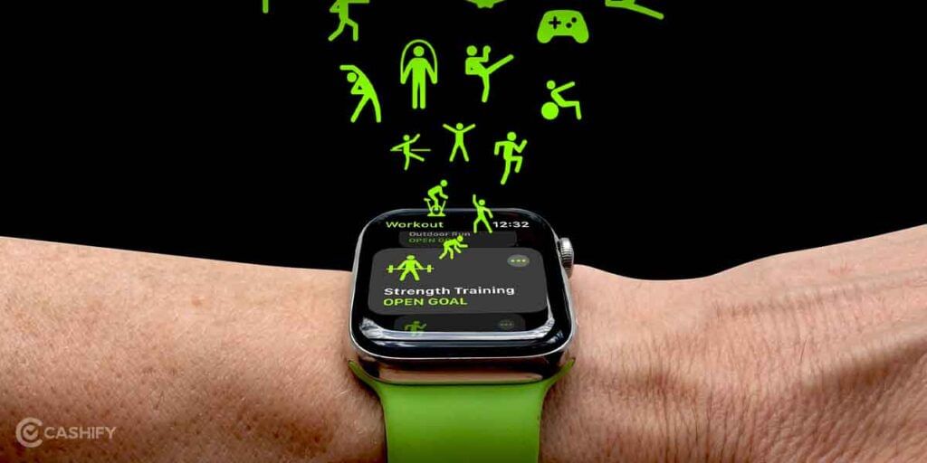 exercise modes using smartwatch