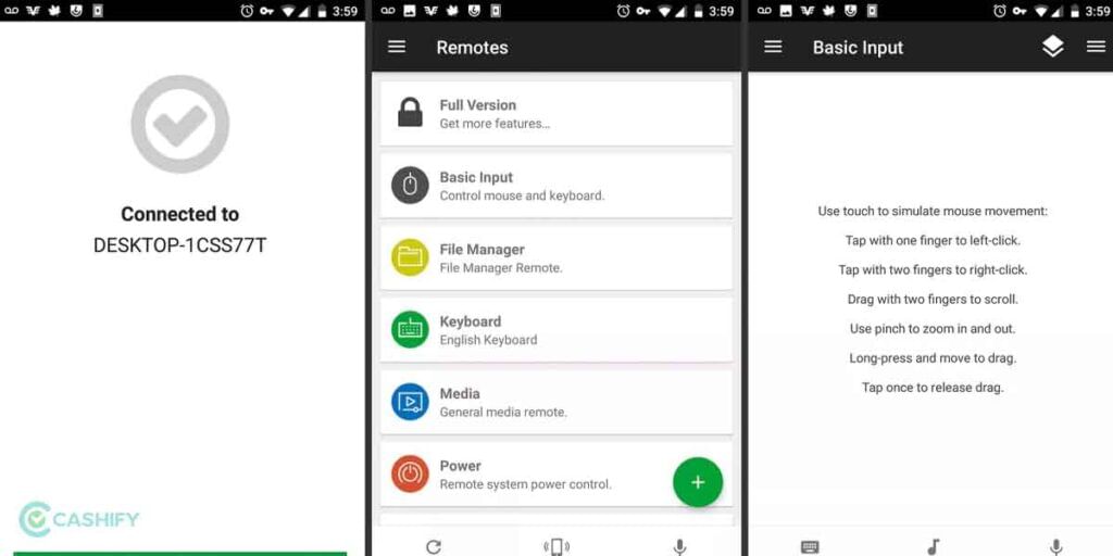 Smartphone as a Wireless Mouse