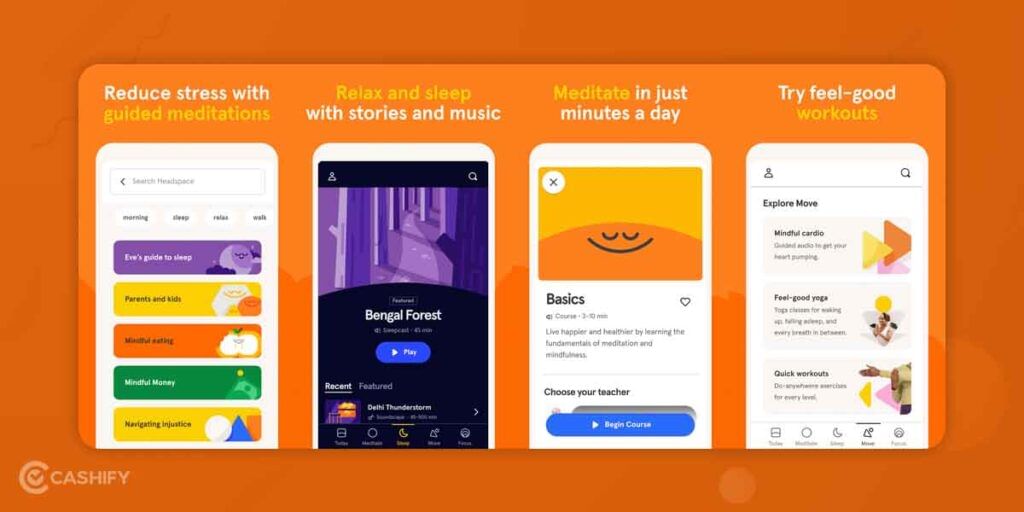 Headspace - Best for meditation