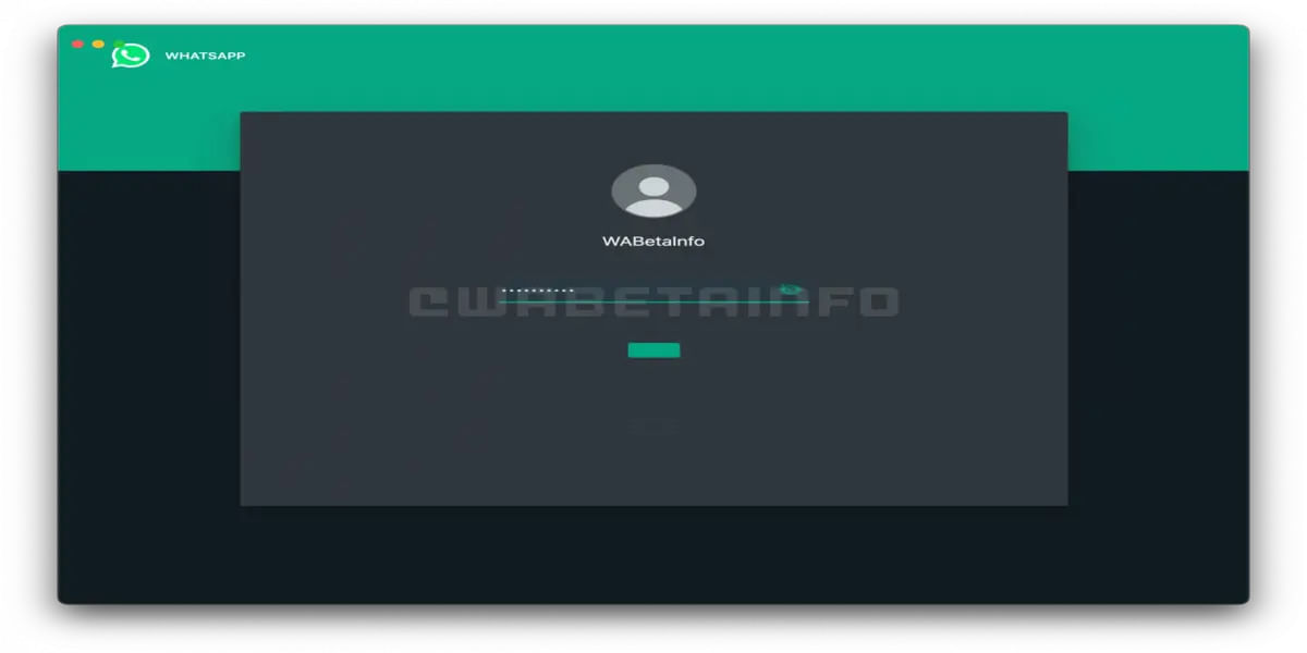 WhatsApp Desktop screen lock