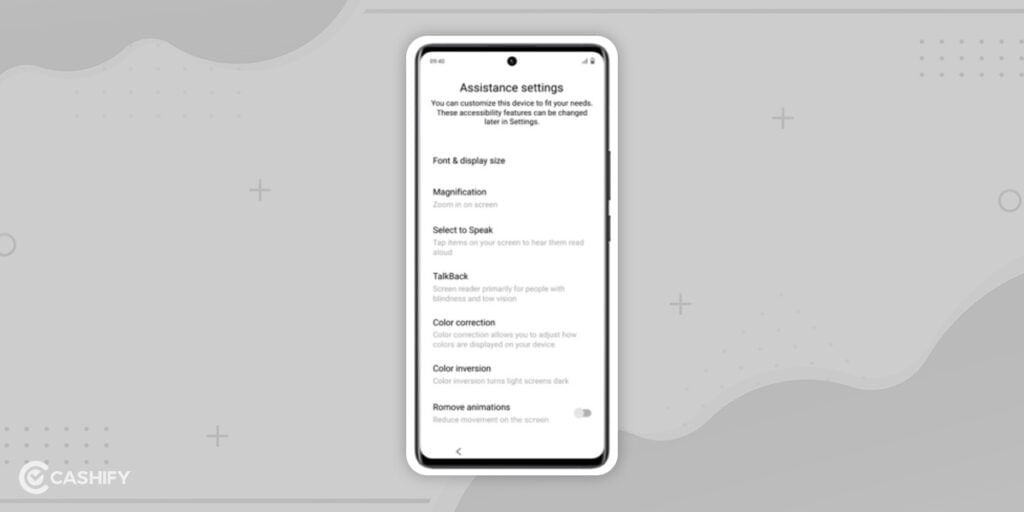 Vivo Funtouch Android Update Tracker: Assistance Settings