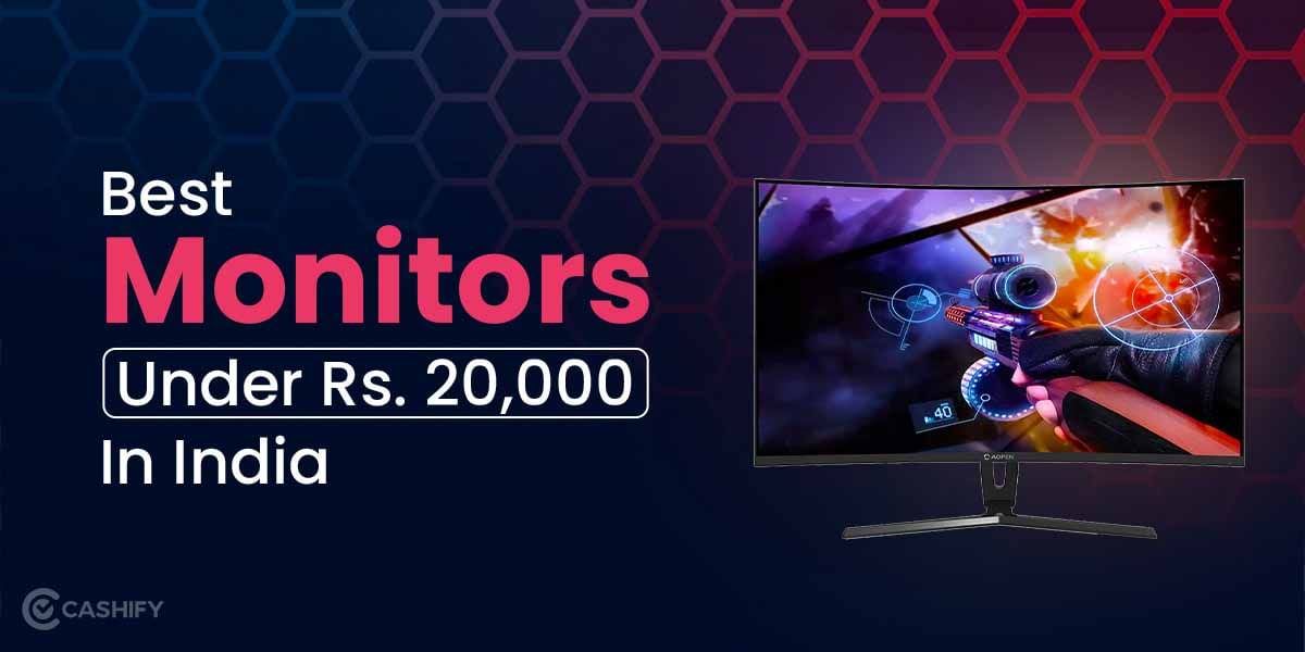 5 Best Monitors Under 20000 In India October 2025