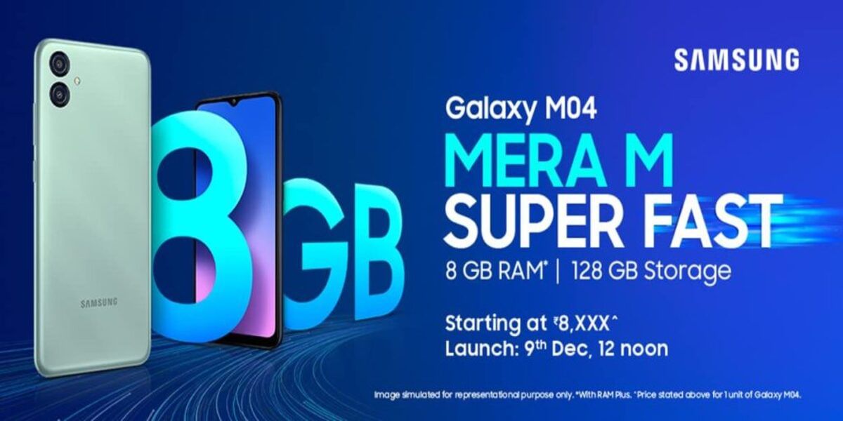 Samsung Galaxy M04 India Launch Confirmed: Date And Specs